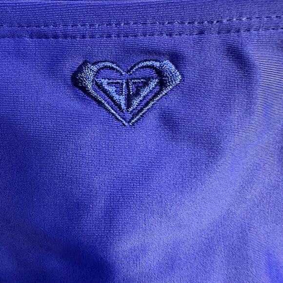 Roxy Surf Essentials Scooter Bikini Bottom Women’s Large Blue - Picture 4 of 5